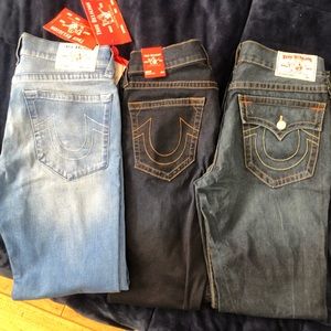 3 pairs Men’s true religion size 34